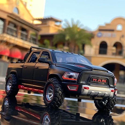 1:32 Dodge RAM TXR Pickup Alloy Car Model Diecasts & Toy Metal Off-road Vehicles Car Model Simulation Collection Kids Toys Gifts Black 1 - IHavePaws