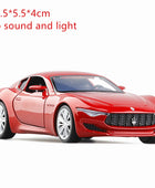 1:32 Maserati Alfieri Coupe Alloy Sports Car Model Diecast Metal Toy Vehicles Car Model Sound and Light Simulation Kids Toy Gift 1 36 Red - IHavePaws