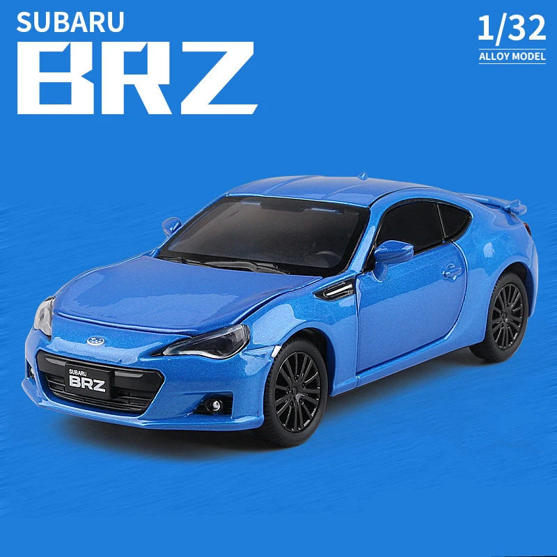 1/32 Subaru BRZ Alloy Sports Car Model Diecast Simulation Metal Toy Vehicles Car Model Sound Light Collection Childrens Toy Gift Blue - IHavePaws