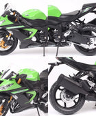1/12 Kawasaki ZX-6R Ninja Racing Cross-country Motorcycle Model Simulation Metal Street Motorcycle Model Collection Kids Gift