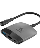 Hagibis Switch Dock TV Dock for Nintendo Switch Portable Docking Station USB C to 4K HDMI-compatible USB 3.0 Hub for Macbook Pro Black grey - IHavePaws