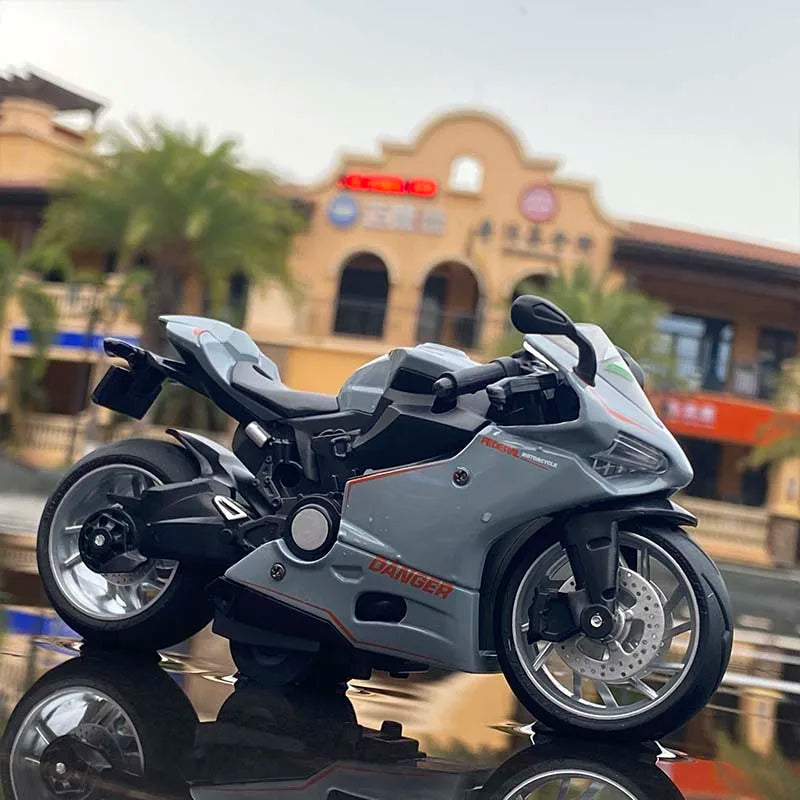 1/12 Ducati Alloy Racing Motorcycles Model Simulation Diecasts Metal Motorcycle - ihavepaws.com