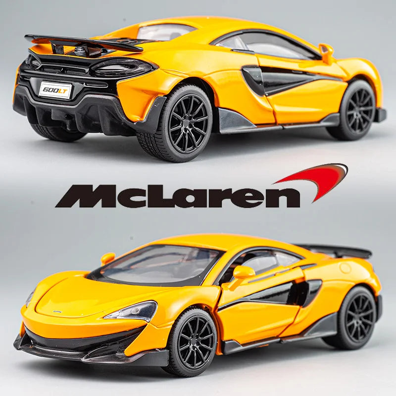 1:32 McLaren 600LT Alloy Sports Car Model Diecasts & Toy Vehicles Metal Toy Car Model High Simulation Collection Childrens Gift - IHavePaws