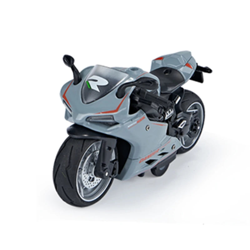 1/12 Ducati Alloy Racing Motorcycles Model Simulation Diecasts Metal Motorcycle Grey - ihavepaws.com