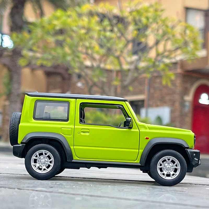 1:26 SUZUKI Jimny Alloy Car Model Diecast & Toy Metal Off-Road Vehicle Car Model Simulation Sound Light Collection Kids Toy Gift - IHavePaws