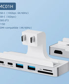 Hagibis USB C Clamp Hub Type-c for 2021 iMac with USB C USB 3.0 Micro/SD Card Reader 4K HD Docking Station iMac Accessories 7in1-With HDMI - IHavePaws