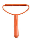 Double-Side Lint Remover Portable Pet Hair Remover Brush Orange - IHavePaws