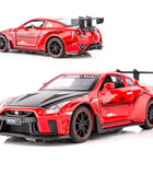 1:32 Nissan Skyline Ares GTR R34 R35 Alloy Sports Car Model Diecasts Metal Toy Racing Car Model Simulation Refit Red - IHavePaws