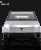 1/24 Tesla Cybertruck Pickup Alloy Car Model Diecast Metal Toy Off-road Vehicle Truck Model Simulation Sound Light Kids Toy Gift - IHavePaws