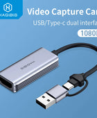 Hagibis HDMI-compatible to USB 3.0 Type-c Video Capture Card Dual interface Video Game Grabber Record for PS5 Switch Live Camera - IHavePaws