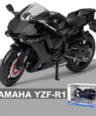 1:12 Yamaha YZF R1 Alloy Racing Motorcycle Model Diecasts Metal Street Motorcycle Model High Simulation Black Retail box - IHavePaws