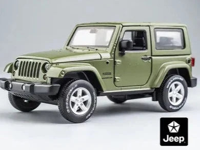 1:32 Jeep Wrangler Rubicon Alloy Model Car Diecasts High Simulation Exquisite Off-road Vehicles Model Collection Arm green - IHavePaws
