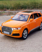 1:32 AUDI Q7 SUV Alloy Car Model Diecast & Toy Vehicles Metal Toy Car Model Collection High Simulation Sound and Light Kids Gift Orange 2 - IHavePaws