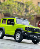 1:26 SUZUKI Jimny Alloy Car Model Diecast & Toy Metal Off-Road Vehicle Car Model Simulation Sound Light Collection Kids Toy Gift Green - IHavePaws