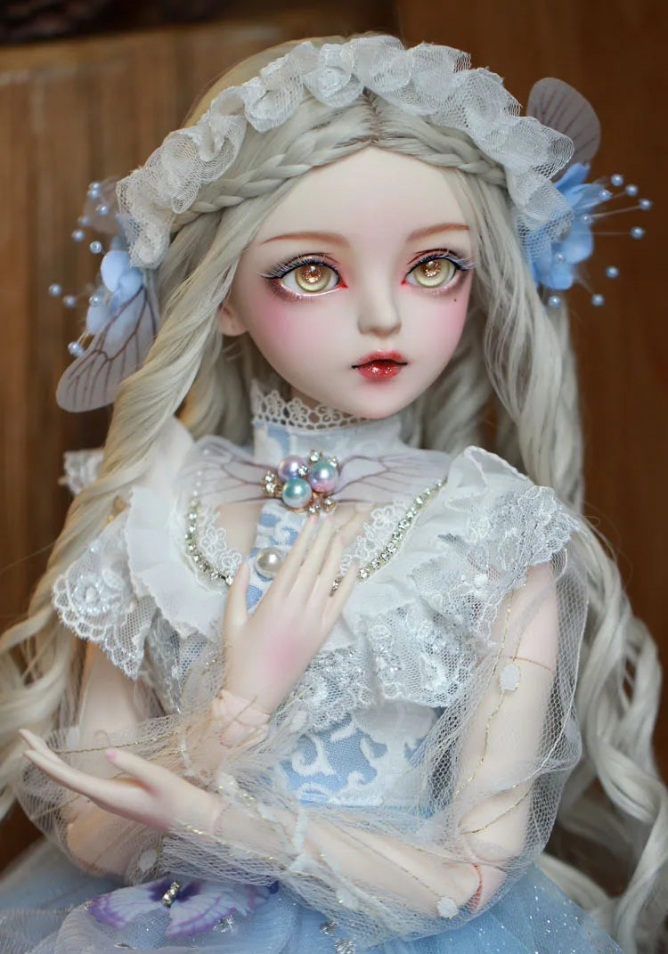 60cm bjd ball jointed Doll gifts for girl  Handpainted makeup fullset Lolita/princess dolls  with clothes BUTTERFLY FAIRY