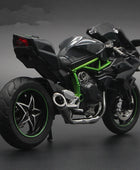 1:12 KAWASAKI H2R Alloy Racing Motorcycle Simulation Metal KA Green - IHavePaws