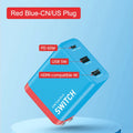 Red blue- US plug