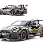 1:32 Nissan Skyline Ares GTR R34 Alloy Sports Car Model Diecasts Metal Toy Car Model High Simulation Track black - IHavePaws