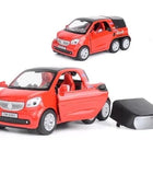 1:32 Simulation Car Smart Pickup Alloy Car Model Diecast Vehicle Metal Toy Car Scale Model Red - IHavePaws