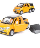 1:32 Simulation Car Smart Pickup Alloy Car Model Diecast Vehicle Metal Toy Car Scale Model Yellow - IHavePaws
