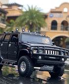 1:32 HUMMER H2 Alloy Car Model Diecasts & Toy Metal Off-road Vehicles Car Model Simulation Sound Light Collection Kids Toys Gift