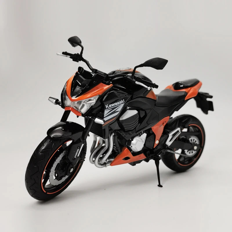 1/12 Kawasaki Ninja Z800 Racing Cross-country Motorcycle Model Simulation|coleman mini motorcycle Z800 Orange - ihavepaws.com
