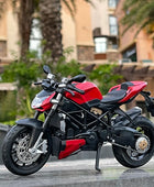 1/12 Ducati Streetfighter Alloy Motorcycles Model Diecast Simulation A Red - ihavepaws.com