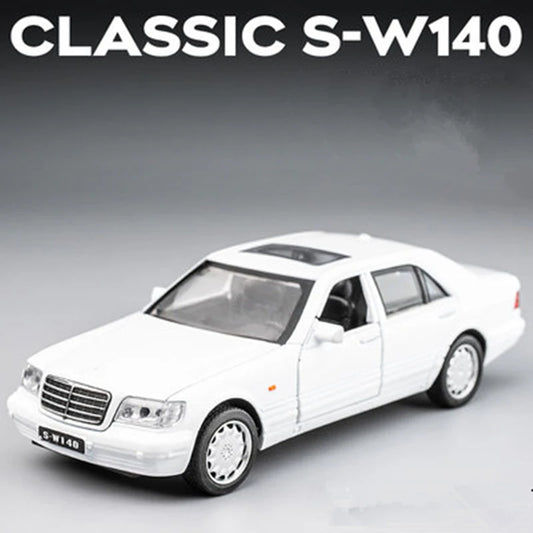 1:32 S-Class S-W140 Classic Car Alloy Car Model Diecast & Toy Metal Vehicles Car Model Simulation Collection - IHavePaws