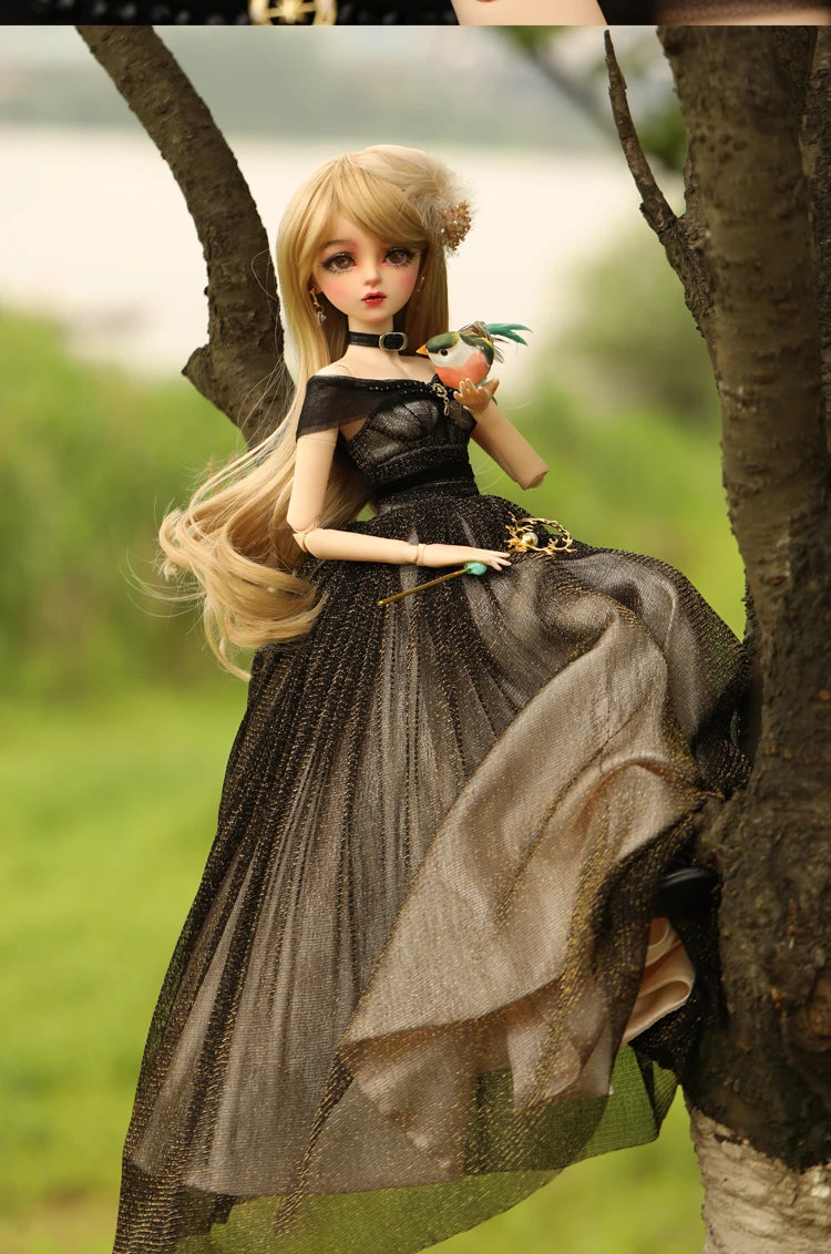 Bjd Doll 60cm Gifts for Girl Golden Hair Doll With Clothes Change Eyes Jenny NEMEE Doll Surprise Handmade Fashion Style Doll