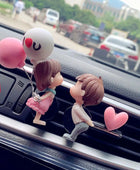 Couple Car Air Vent Freshener Perfume Clip Aromas Diffuser Decor Air Conditioning Perfume Clip Flavoring Valentine's Day Gift Stand Couple Heart - IHavePaws