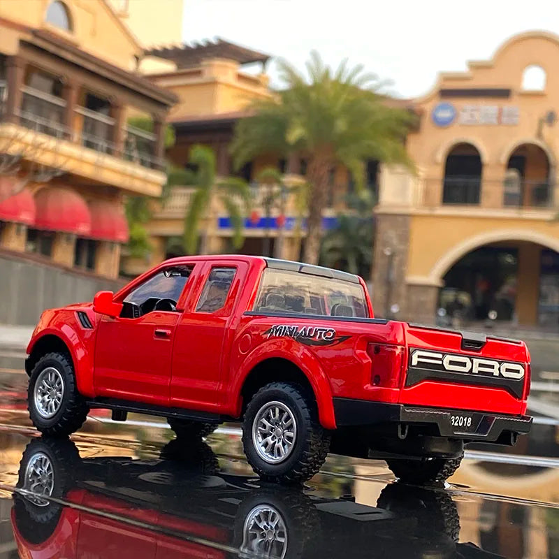 1:32 Ford Raptor F150 Modified Pickup Alloy Car Model Diecasts Metal Toy Vehicles Car Model Simulation - IHavePaws