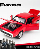 1:32 Dodge Charger Alloy Musle Car Model Diecast & Toy Metal Vehicles Sports Car Model Simulation Sound Light Childrens Toy Gift Red - IHavePaws