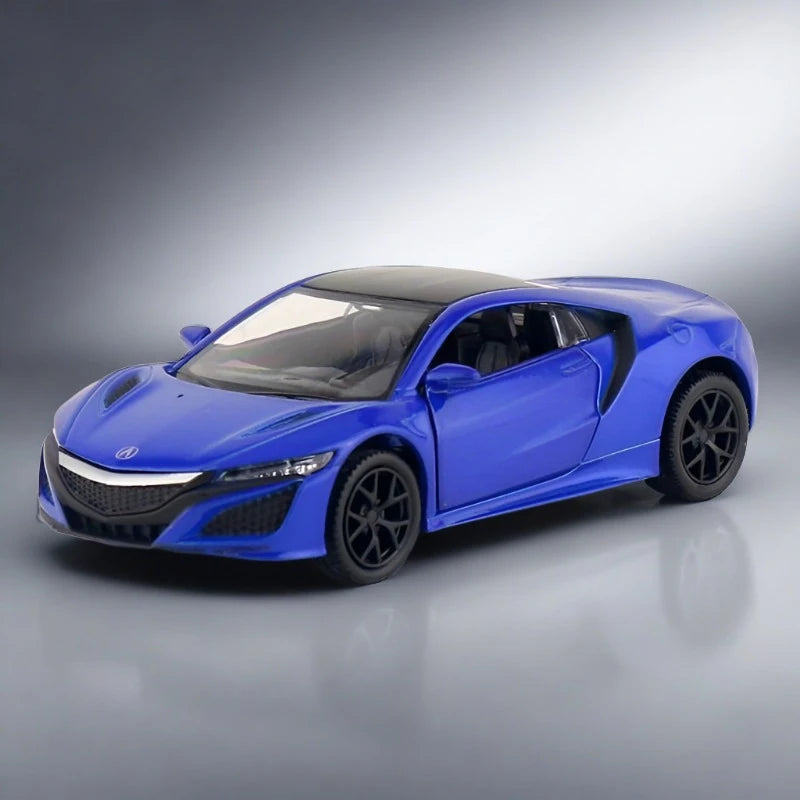 1:32 Acura NSX Alloy Sports Car Model Diecast Blue 2 - IHavePaws