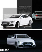 1:32 AUDI A7 Coupe Alloy Car Model Diecasts & Toy Vehicles Metal Toy Car Model High Simulation Sound Light Collection Kids Gift - IHavePaws