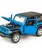 1:32 Jeep Wrangler Rubicon Alloy Model Car Diecasts High Simulation Exquisite Off-road Vehicles Model Collection - IHavePaws