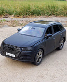 1:32 AUDI Q7 SUV Alloy Car Model Diecast & Toy Vehicles Metal Toy Car Model Collection High Simulation Sound and Light Kids Gift Matter Black 2 - IHavePaws