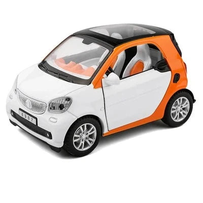 1:32 Simulation Car Smart Pickup Alloy Car Model Diecast Vehicle Metal Toy Car Scale Model For two orange - IHavePaws