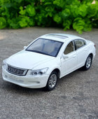 1:32 HONDA Accord Alloy Car Model Diecast Metal Toy Vehicles Car Model Collection Sound and Light High Simulation Kids Toys Gift White - IHavePaws