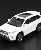 1:32 Toyota Highlander SUV Alloy Car Model Diecasts & Toy Metal Off-road Vehicles Car Model High Simulation Collection Kids Gift White - IHavePaws