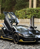 1:24 Centenario LP770 Alloy Sports Car Model Diecasts & Toy Vehicles Metal Car Model Simulation Black - IHavePaws