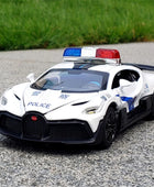 1:32 Bugatti Lavoiturenoire Alloy Sports Car Model Diecast Metal Toy Police Vehicles Car Model Sound and Light Children Toy Gift - IHavePaws