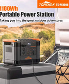 300000mAh Portable Solar Power Station Peak 2000W Battery Charger Outdoor Energy Power Supply 1100wh For Camping US 110V - IHavePaws