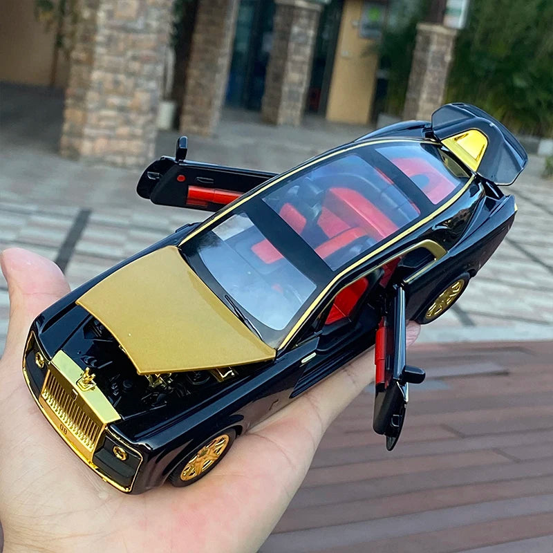 1:24 Rolls-Royce Sweptail Luxury Car Alloy Car Model Diecasts & Toy Vehicles Metal Toy Car Model Collection Simulation Kids Gift Black Retail box - IHavePaws