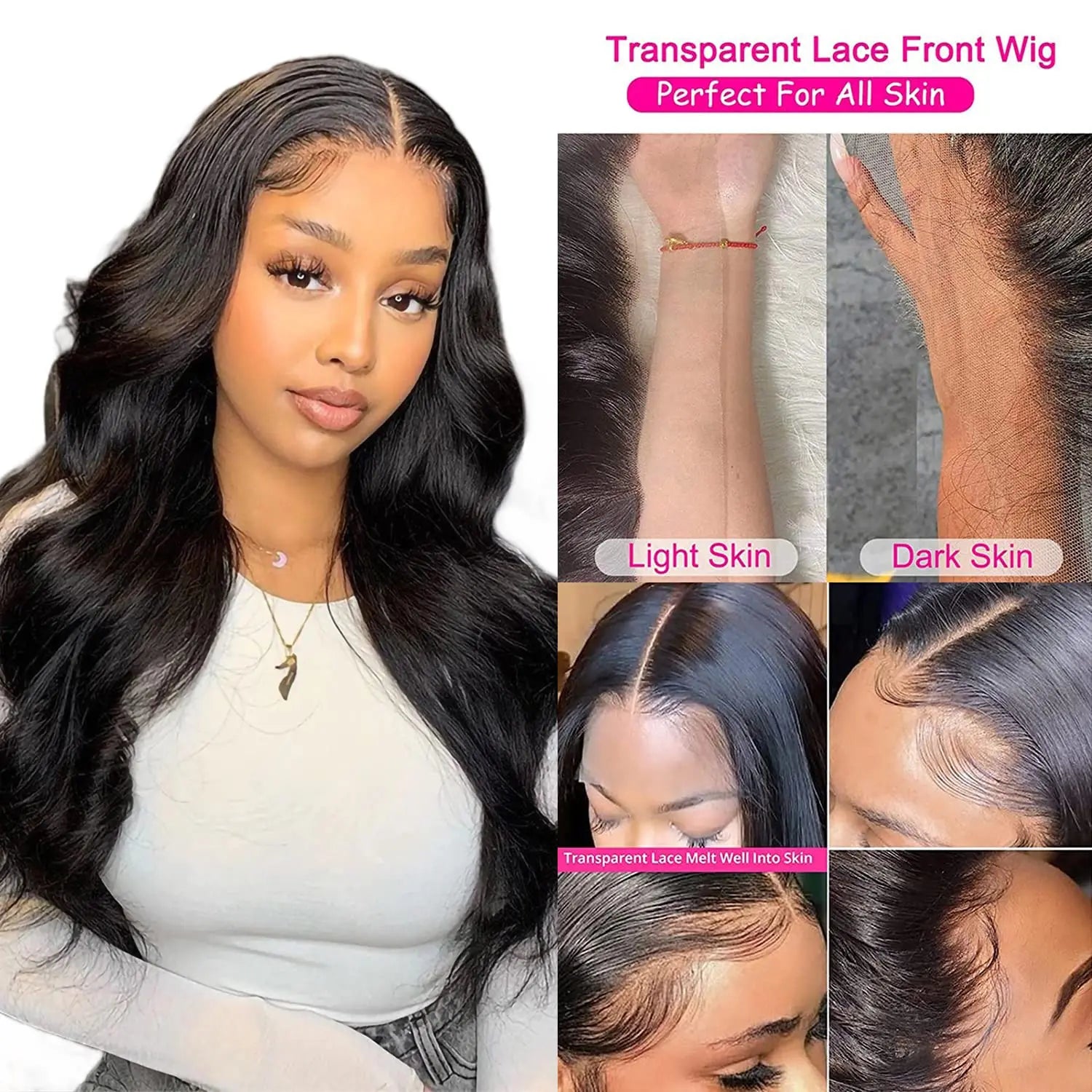 Ready To Wear Glueless Lace Wig Human Hair Body Wave Pre Cut Human Hair Wigs For Women No Glue Brazilian 13x4 Lace Wig On Sale