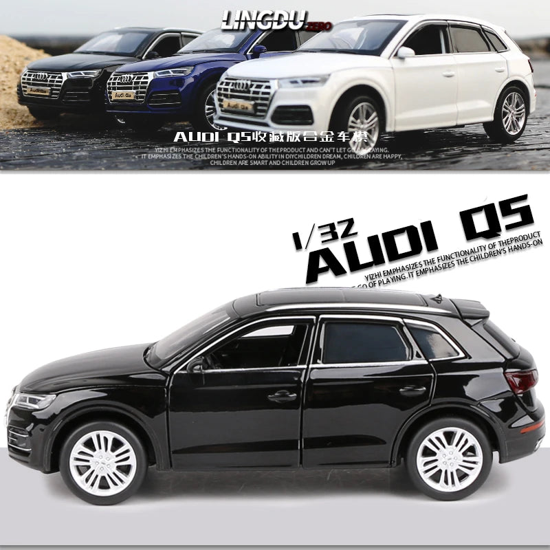 1:32 AUDI Q5 SUV Alloy Car Model Diecast & Toy Vehicles Metal Toy Car Model High Simulation Sound Light Collection - IHavePaws