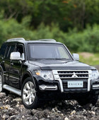 1:32 Mitsubishis PAJERO SUV Alloy Car Model Diecast & Toy Vehicle Metal Car Model Collection Sound and Light Simulation Kid Gift Black - IHavePaws