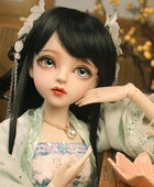 60cm bjd doll gifts for girl Chinese Doll With Clothes Black hair Free Eyes DIY Doll Valentine's Day/Birthday Gift For Children