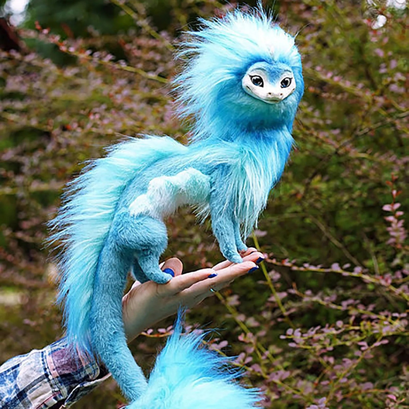 50cm Length Cartoon Animal Blue Dragon Figure Plush Cute Stuffed Doll Kids Toy Children Exquisite Birthday Gifts Home Decoration B - IHavePaws