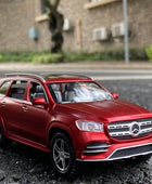 1:32 GLS GLS580 SUV Alloy Car Model Diecasts Metal Toy Vehicles Car Model Simulation Sound and Light Collection Red no suitcase - IHavePaws