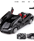 1:32 SLR Roadster Alloy Sports Car Model Diecasts Metal Toy Vehicles Car Model Simulation Sound Light Collection Childrens Gifts Black - IHavePaws
